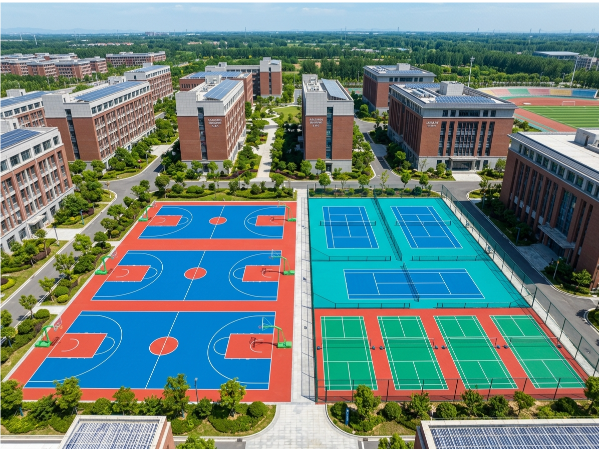 贵阳市硅PU球场预制型塑胶跑道 - 排名